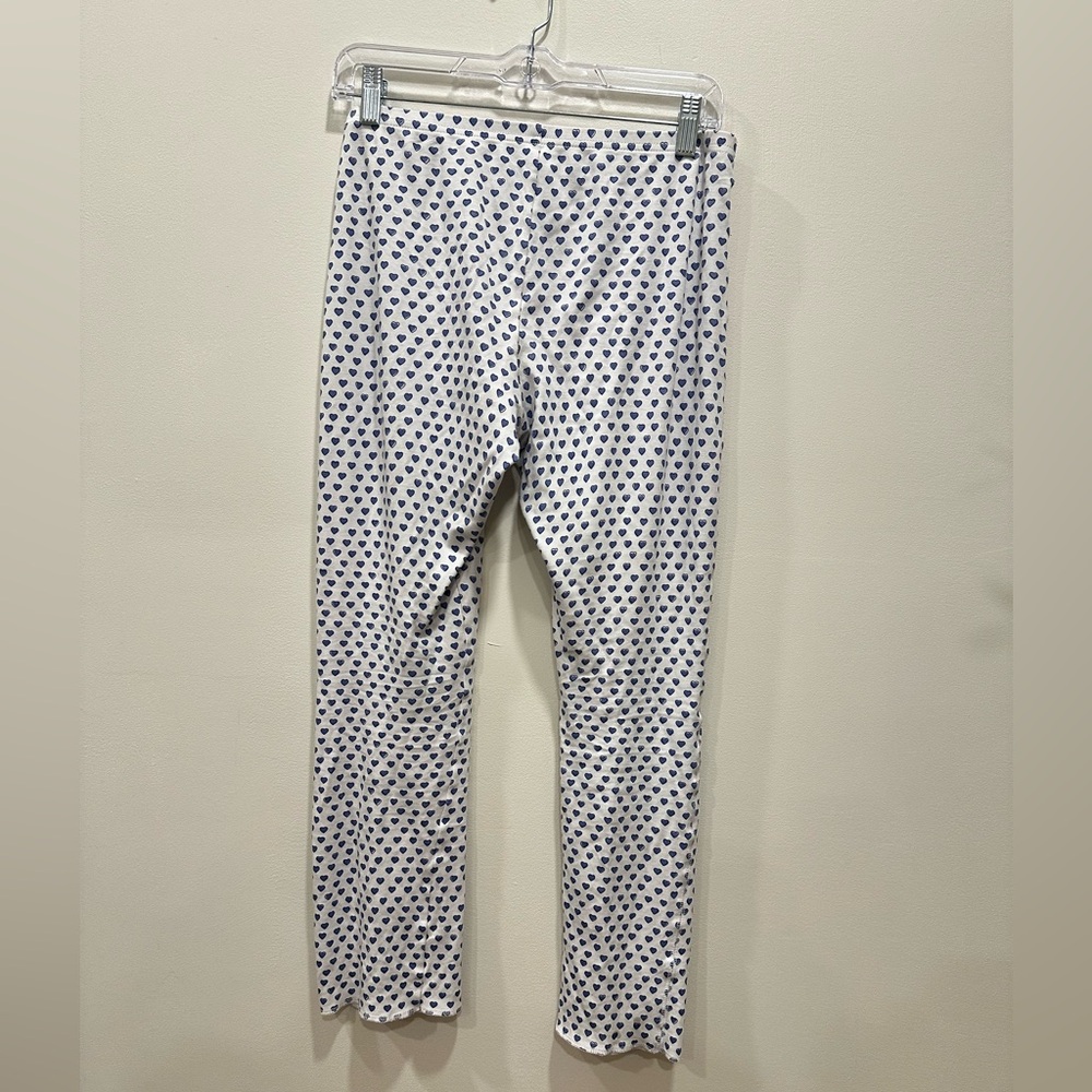 Roller Rabbit Blue Heart Pajama Pants XS EUC - Picture 3 of 5